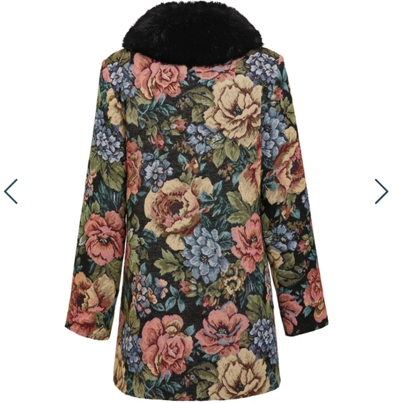 UNREAL FUR MONARCH COAT COLOR:TAPESTRY, SIZE S, RETAIL PRICE $429.00 - Picture 2 of 16